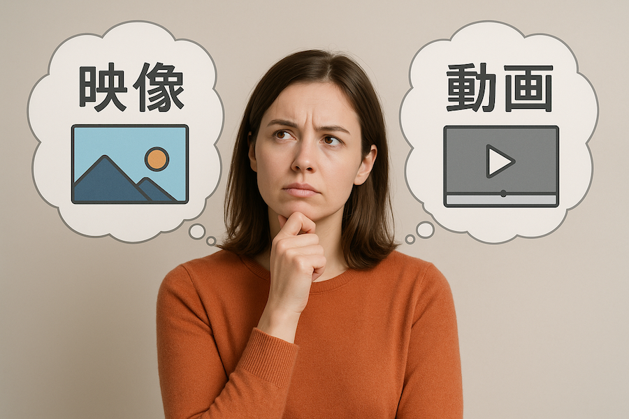 説明できる?映像と動画の違いとは?【クリエイティブ専門営業代行】 説明できる?映像と動画の違いとは?【クリエイティブ専門営業代行】