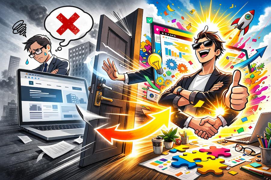 【失注】ホームページ見て「ウチとは合わないと思います・・・」って言われた