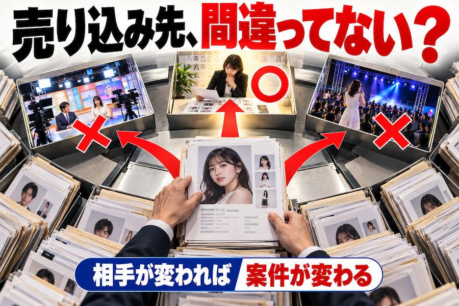 芸能事務所の営業のやり方｜出演・案件を取るために「誰に何を」伝えるか